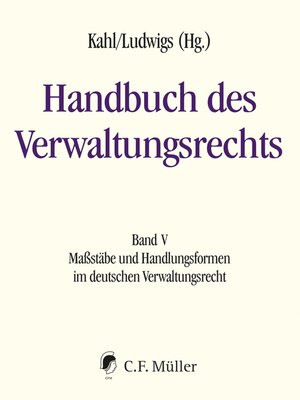 cover image of Handbuch des Verwaltungsrechts, Band V